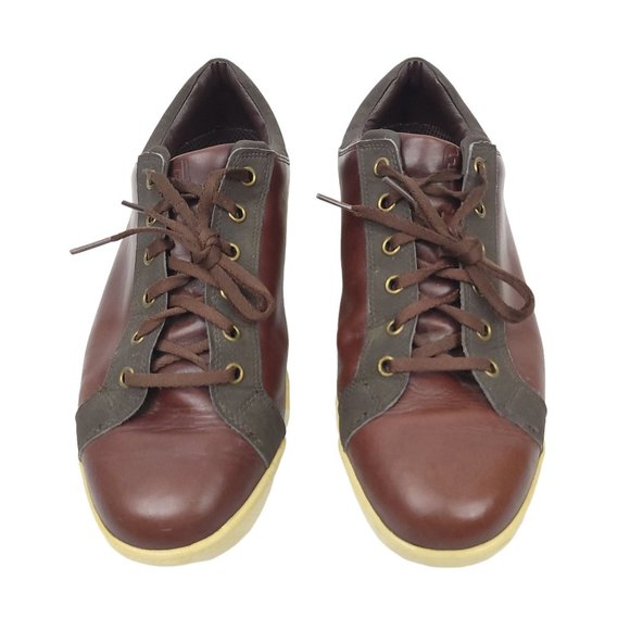 FootJoy FJ Contour Casual Spikeless Golf Shoes Mens Size 10 Brown Leather 54226 - Picture 5 of 10